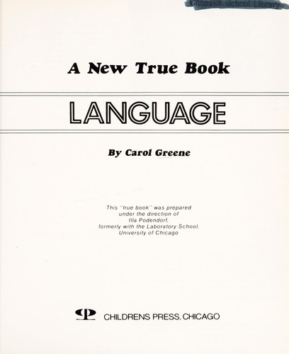 Cover of Language