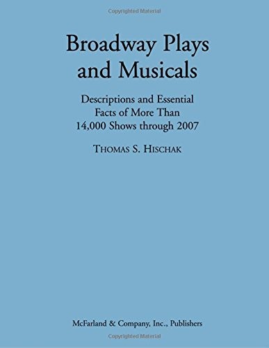 Cover of Broadway plays and musicals