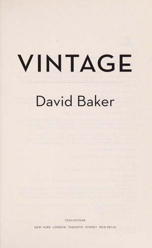 Cover of Vintage