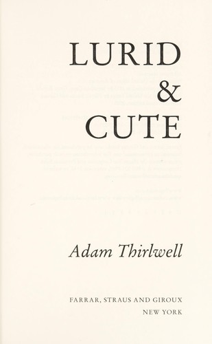 Cover of Lurid & cute