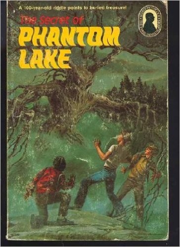Cover of The three investigators in The secret of Phantom Lake