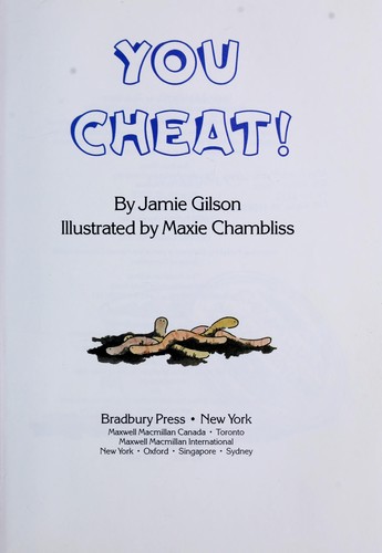 Cover of You cheat!