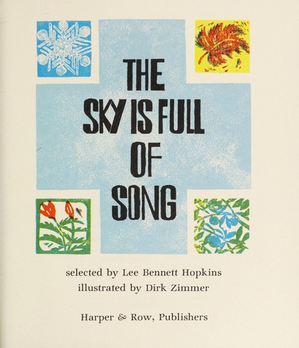 Cover of The sky is full of song