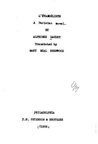 Cover of L'evangeliste