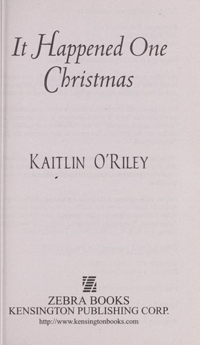 Cover of It happened one Christmas