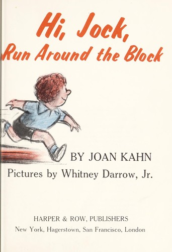 Hi, Jock, run around the block