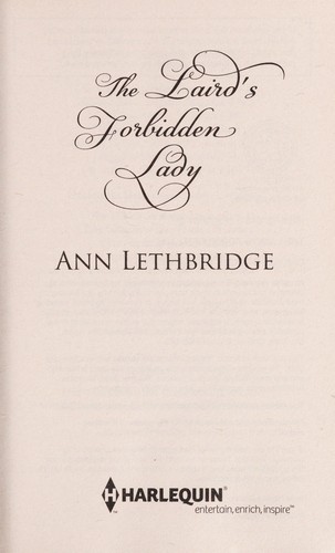 Cover of The laird's forbidden lady