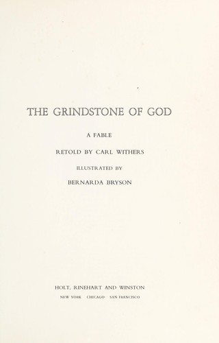 Cover of The grindstone of God