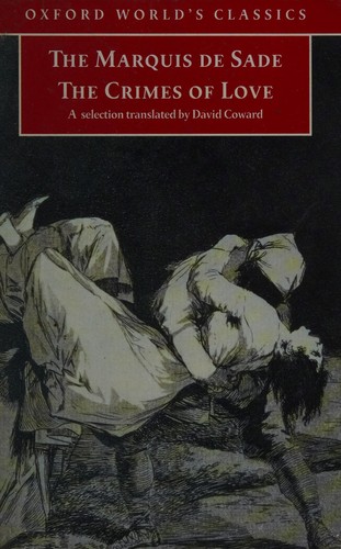 Cover of The Marquis de Sade, The crimes of love