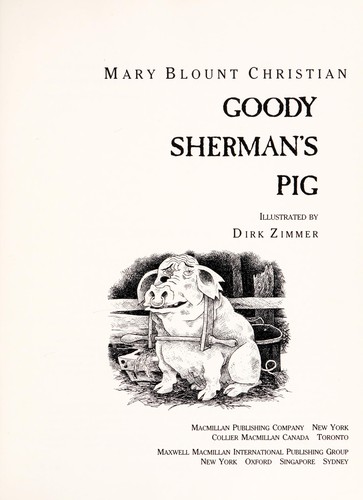 Cover of Goody Sherman's pig