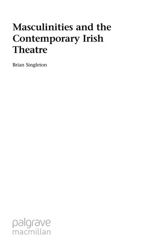 Cover of Masculinities and the contemporary Irish theatre