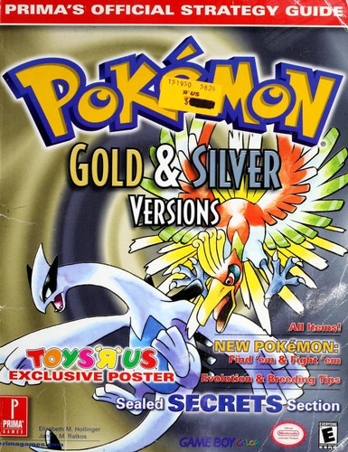 Cover of Pokemon Gold & Silver Versions - Prima's Official Strategy Guide