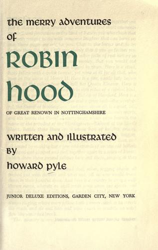 Cover of The Adventures of Robin Hood and His Merry Men