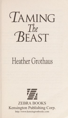 Cover of Taming the beast