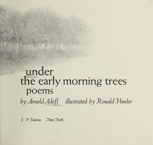 Cover of Under the early morning trees