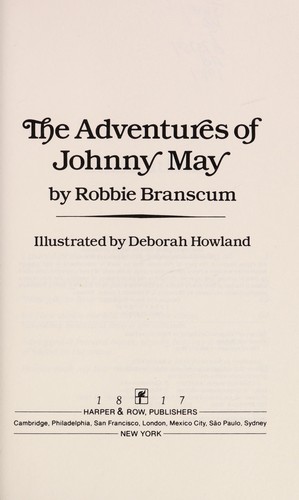 Cover of The adventures of Johnny May