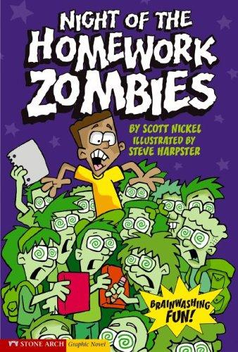 Cover of Night of the homework zombies