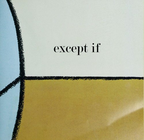 Except if