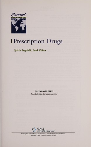 Cover of Prescription drugs