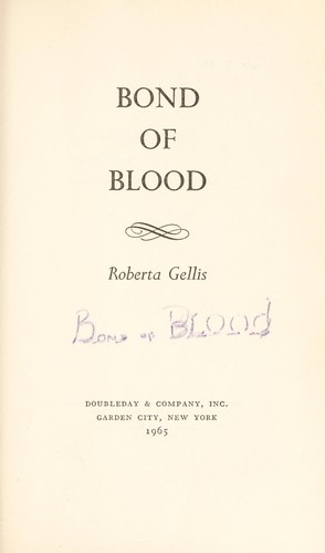 Bond Of Blood