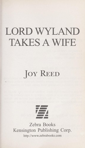 Cover of Lord Wyland takes a wife