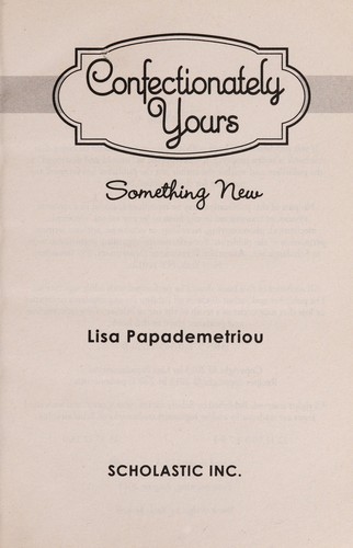 Cover of Something new