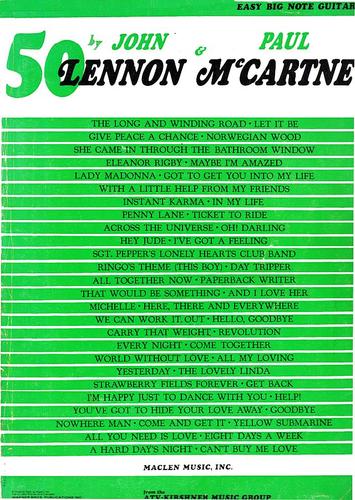 Cover of 50 by John Lennon & Paul McCartney