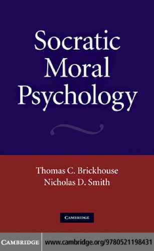 Cover of Socratic moral psychology