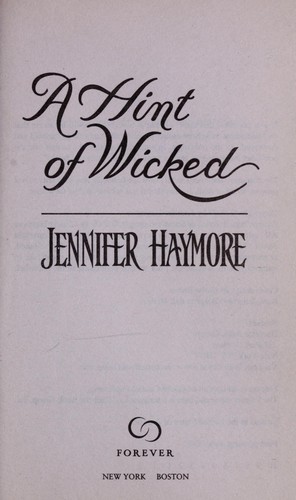 Cover of A hint of wicked