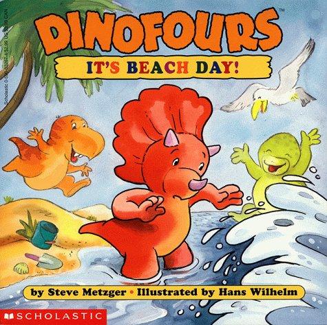 Cover of Dinofours, it's beach day!