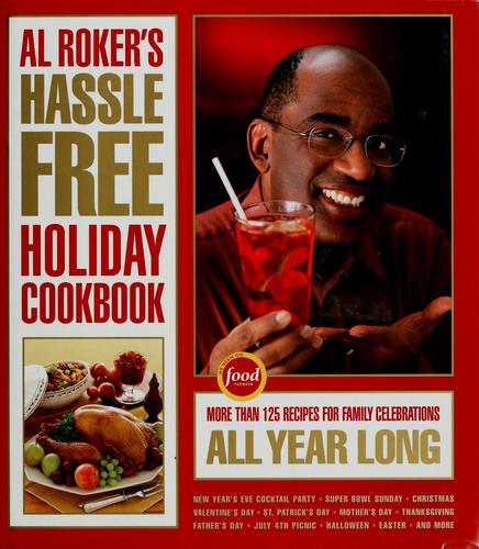 Cover of Al Roker's hassle-free holiday cookbook