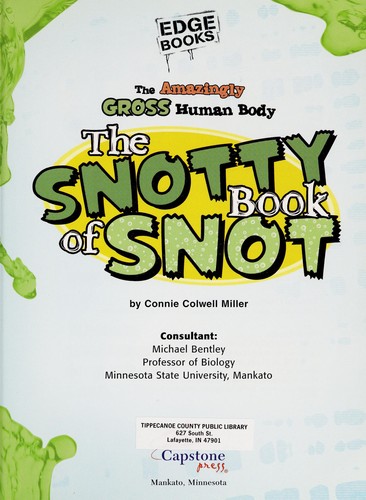 Cover of The snotty book of snot