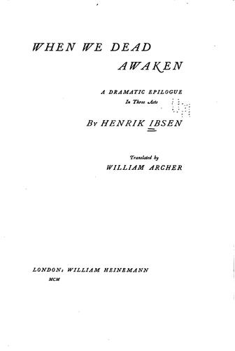 When We Dead Awaken