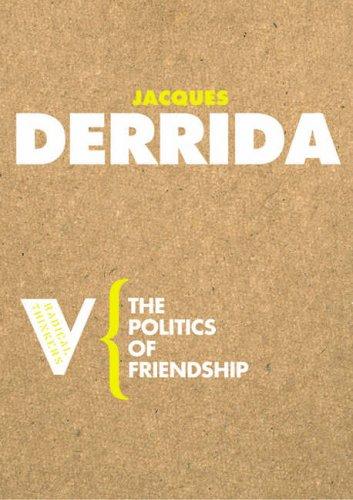 Cover of The Politics of Friendship