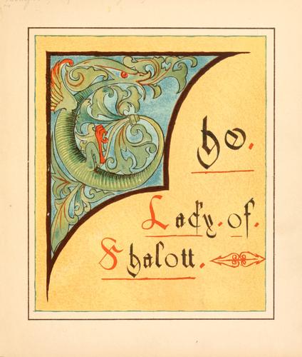 Cover of The Lady of Shalott