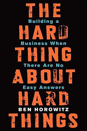 Cover of The Hard Thing About Hard Things