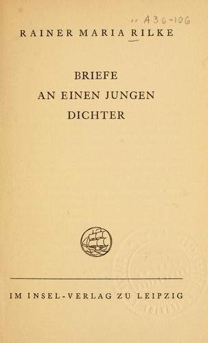 Cover of Cartas a un joven poeta