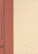 Cover of Constituting Feminist Subjects