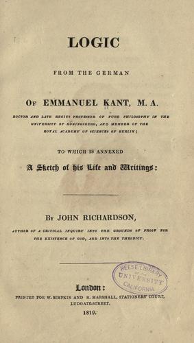 Cover of Logic
