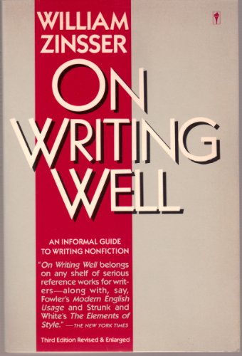 Book cover for On writing well