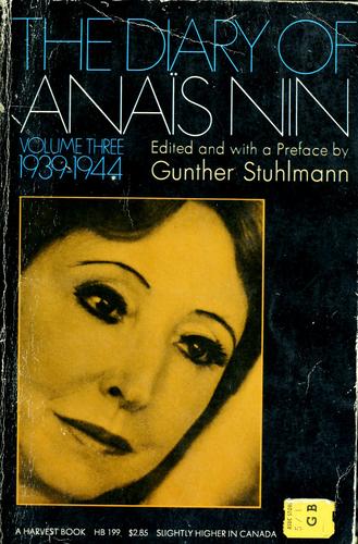 Cover of The diary of Anaïs Nin.