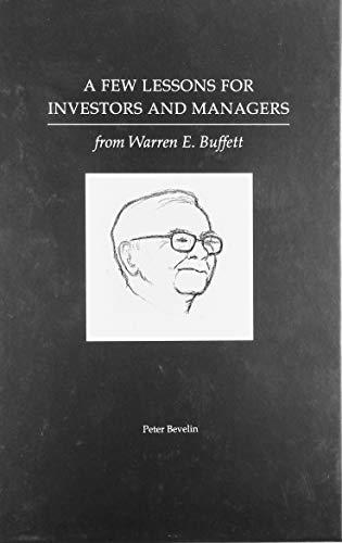 Cover of A Few Lessons for Investors and Managers From Warren Buffett