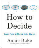 Cover of How to Decide