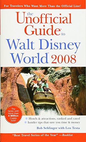 Cover of The unofficial guide to Walt Disney World 2008