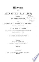 Cover of The Works of Alexander Hamilton