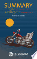 Cover of Zen and the Art of Motorcycle Maintenance by Robert M. Pirsig