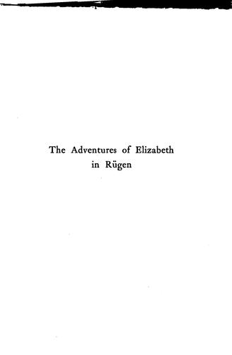Cover of The Adventures of Elizabeth in Rugen