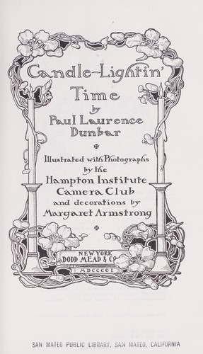 Cover of Candle-lightin' time.
