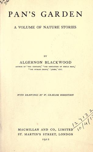 Cover of Pan's Garden