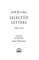 Cover of Selected Letters, 1957-1969